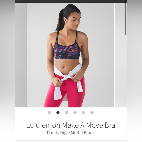 Lululemon Make A Move Size 6 Sports Bra - Picture 2 of 5